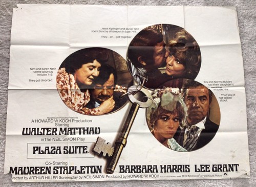 Film poster matthau plaza - matthau,