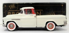 Brooklin 1/43 Scale BRK53 001 - 1955 Chevrolet Cameo Pick Up Ivory/Red
