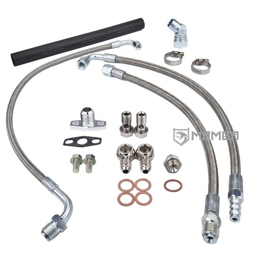 Turbo oil water line hose - water,