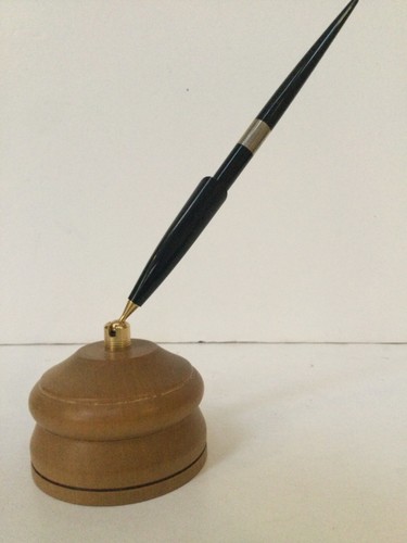 Vintage hand turned wooden - hand,