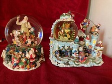 2 LARGE MUSIC CHRISTMAS SNOW