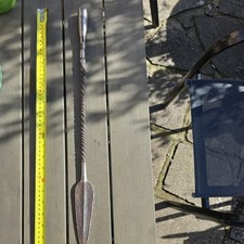 African Spear Head Maasai Kenya 22" hunting fishing tribe 