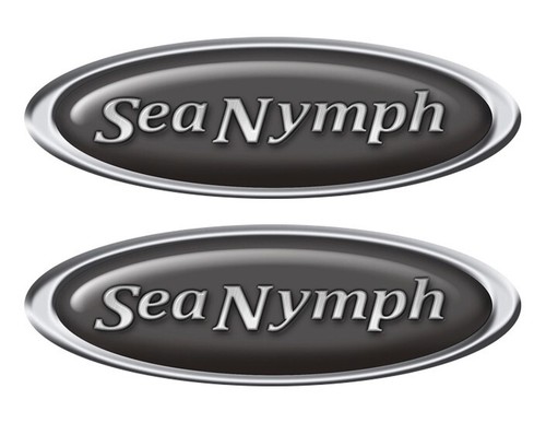 Sea nymph oval - nymph, sticker