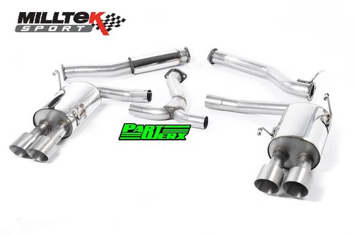 Milltek cat back exhaust - milltek, 3"