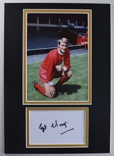 Roger Hunt Signed Autograph A4
