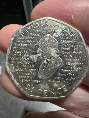 Sherlock holmes 50p fifty - 50p,