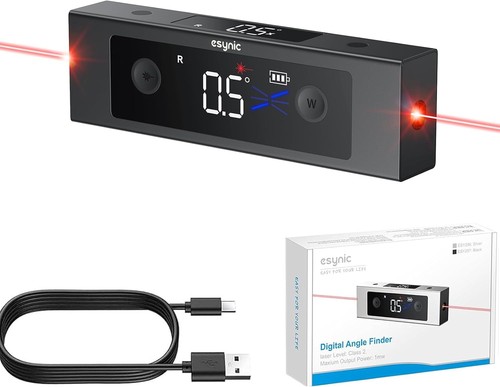 Esynic digital angle finder - angle, &