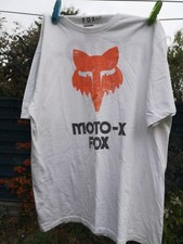 Vintage Motocross Moto x Fox T Shirt Size L