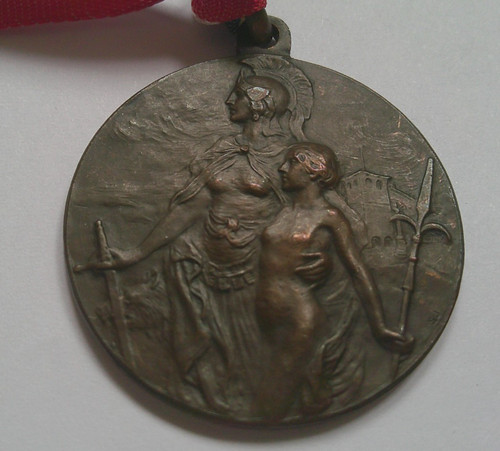 Ww1 italian bronze tribute - ,