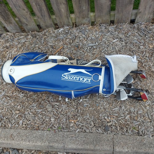 Golf clubs set blue - golf,