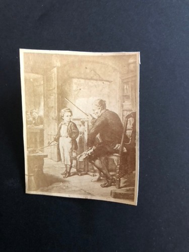Small albumen photo - , art