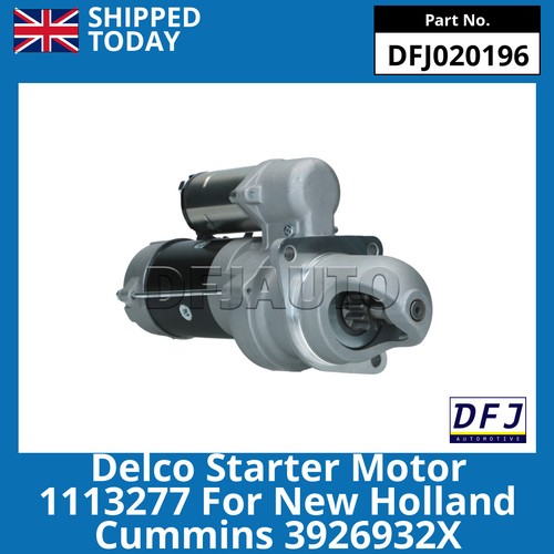 Delco starter motor - delco, 1113277