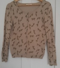 Ladies Bird Print Cardigan