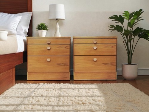 Stag cantata teak bedside - stag,