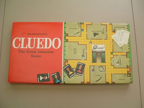 Cluedo board game - board, vintage