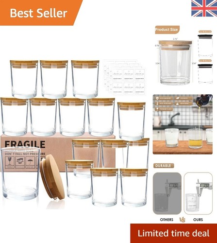 Pack clear candle - oz,