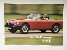 MG RANGE Sales Brochure 1976
