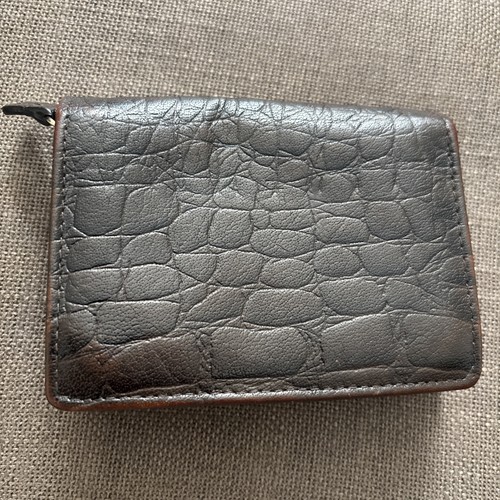 The monte brown faux crocodile - the,