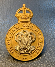 Queen's Own Hussars Cap Badge