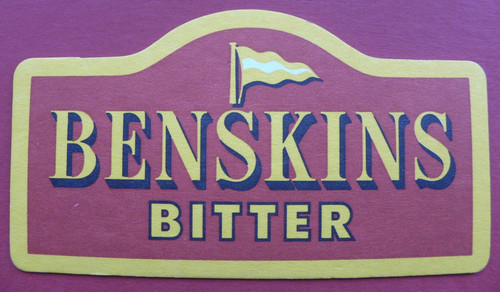 Benskins beer mat - beer,