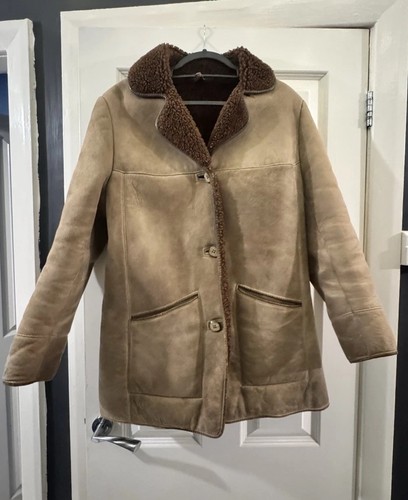 Genuine vintage sheepskin coat