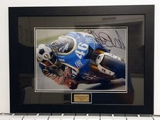 Valentino Rossi Signed Framed