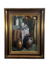 Hendrik Jan Wesseling (1881-1950) Framed Oil On Canvas Still Life Painting
