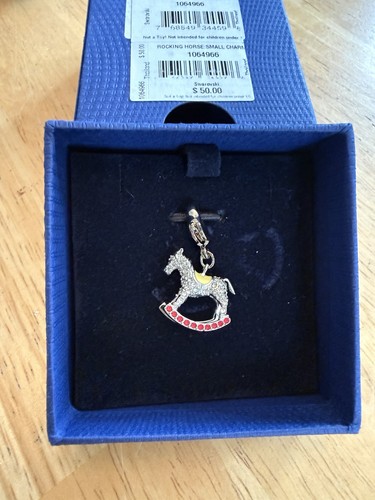 Swarovski rocking horse charm - swarovski,