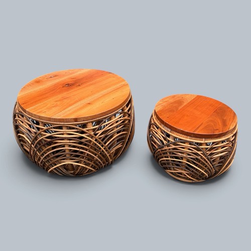 Vintage wicker pine - vintage,