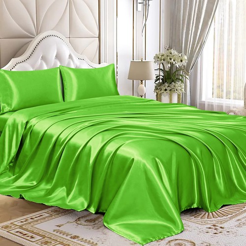 Homiest 4pcs satin sheets set - 4pcs,