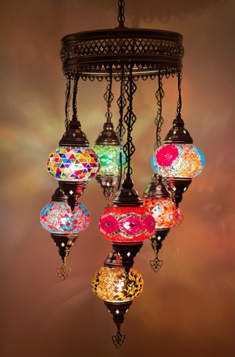 Turkish moroccan glass mosaic - moroccan,