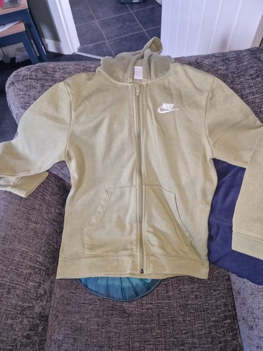 Nike hoodie olive green - hoodie,