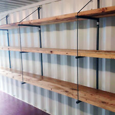 Shelving for Shipping Container 3X 3 Tier Brackets Set Extra Strong Storage