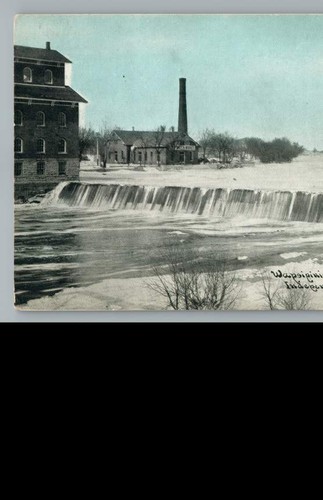 Wapsipinicon river mill dam - river, &