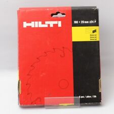 5PCE Hilti z24P 160 x 20mm Circular Saw Blades (NR)