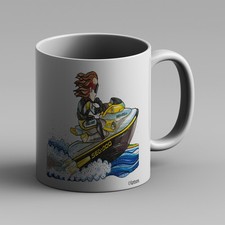 Kartoons Koolart Mug Sea-Doo Bombardier White Jet Ski 1270