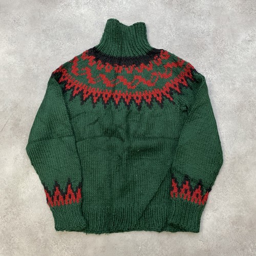 Hand knit norwegian sweater - knit,
