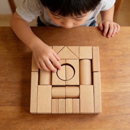 Large beech wood blocks - beech,