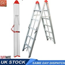 Folding step ladder folds - folding, in