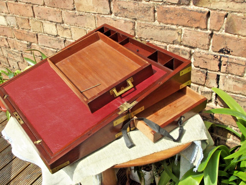 Georgian mahogany writing - georgian,