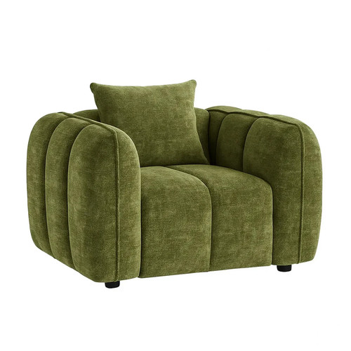 Venice fabric armchair grey - grey, or