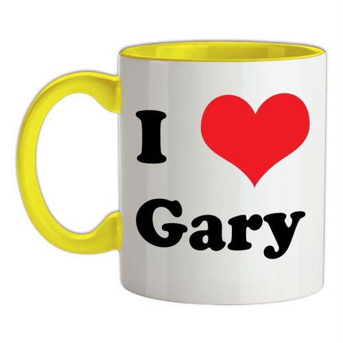 Love gary ceramic mug - gary,