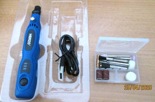 HERZO ~ USB 3.7V ~ MINI ROTARY TOOL ~ 3-SPEED ~ GRINDER ~ SANDER ~ ACCESSORIES