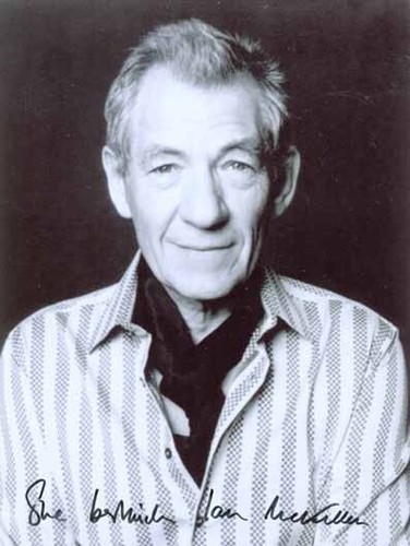 Ian mckellen actor - ian, signed