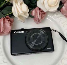 Canon PowerShot S120 12.1MP 5x Optical Zoom Digital Camera with Charger -90% New