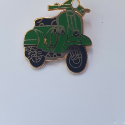 Metal pin badge - pin, scooter