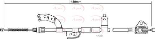 Apec brake cable - apec,
