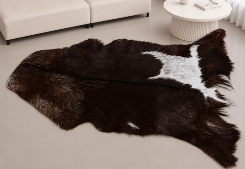 Genuine goat hide hair - goat, on