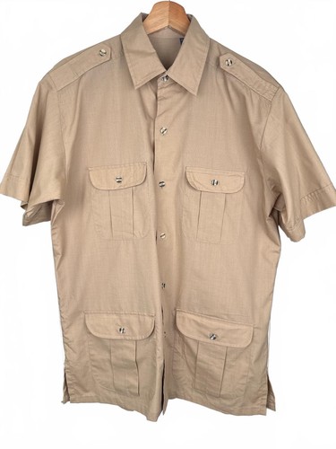 Vintage safari utility shirt - vintage,