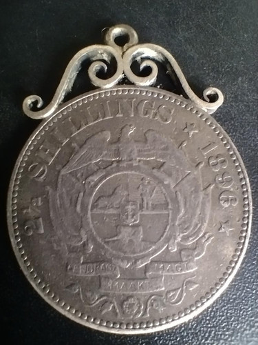 1896 south african silver - african, 2